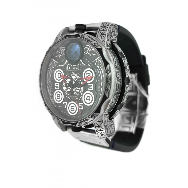 1900201/300-NH05-04 1900201/300-NH05-04 Wrist watch Slava авторские ruлетка mechanical с Automaticом с гравировкой