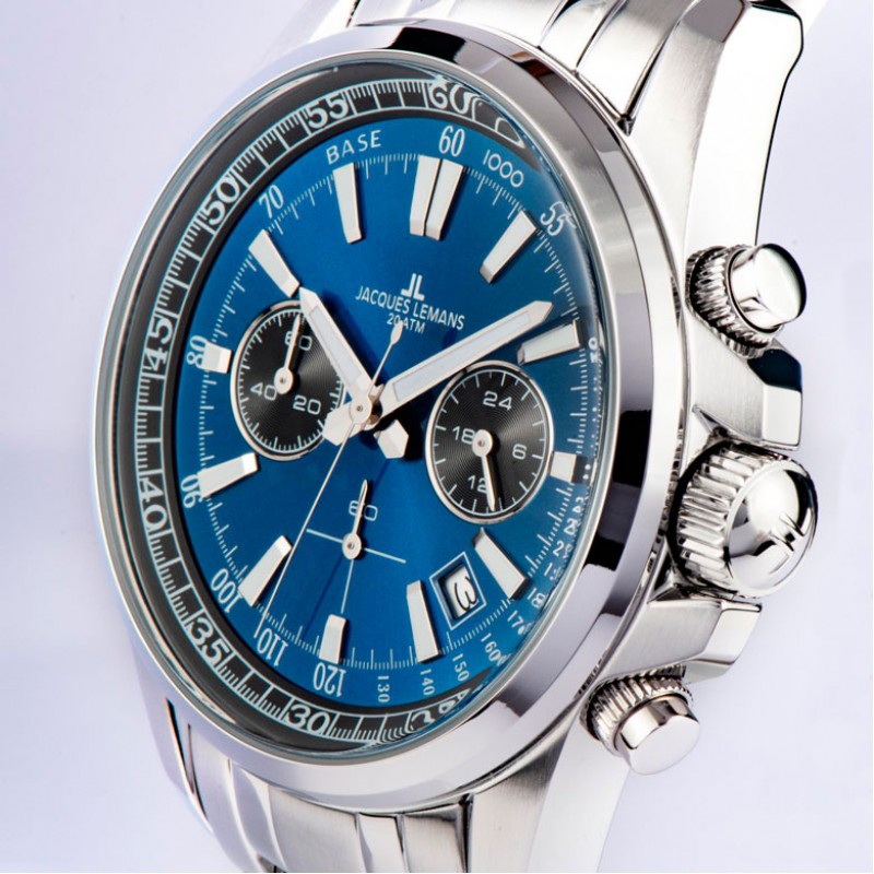 1-2117ZC  кварцевые наручные часы Jacques Lemans "Sport"  1-2117ZC