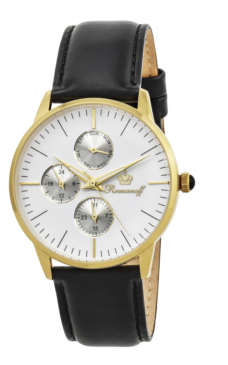 10076A1BL  кварцевые наручные часы Romanoff "Мужская коллекция"  10076A1BL