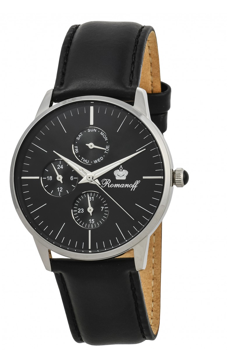 10076G3BL  кварцевые наручные часы Romanoff "Мужская коллекция"  10076G3BL