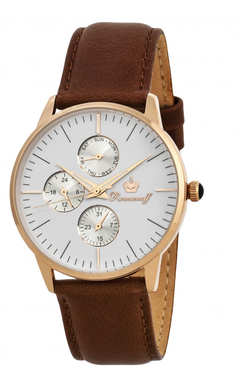 10076B1BR  кварцевые наручные часы Romanoff "Мужская коллекция"  10076B1BR