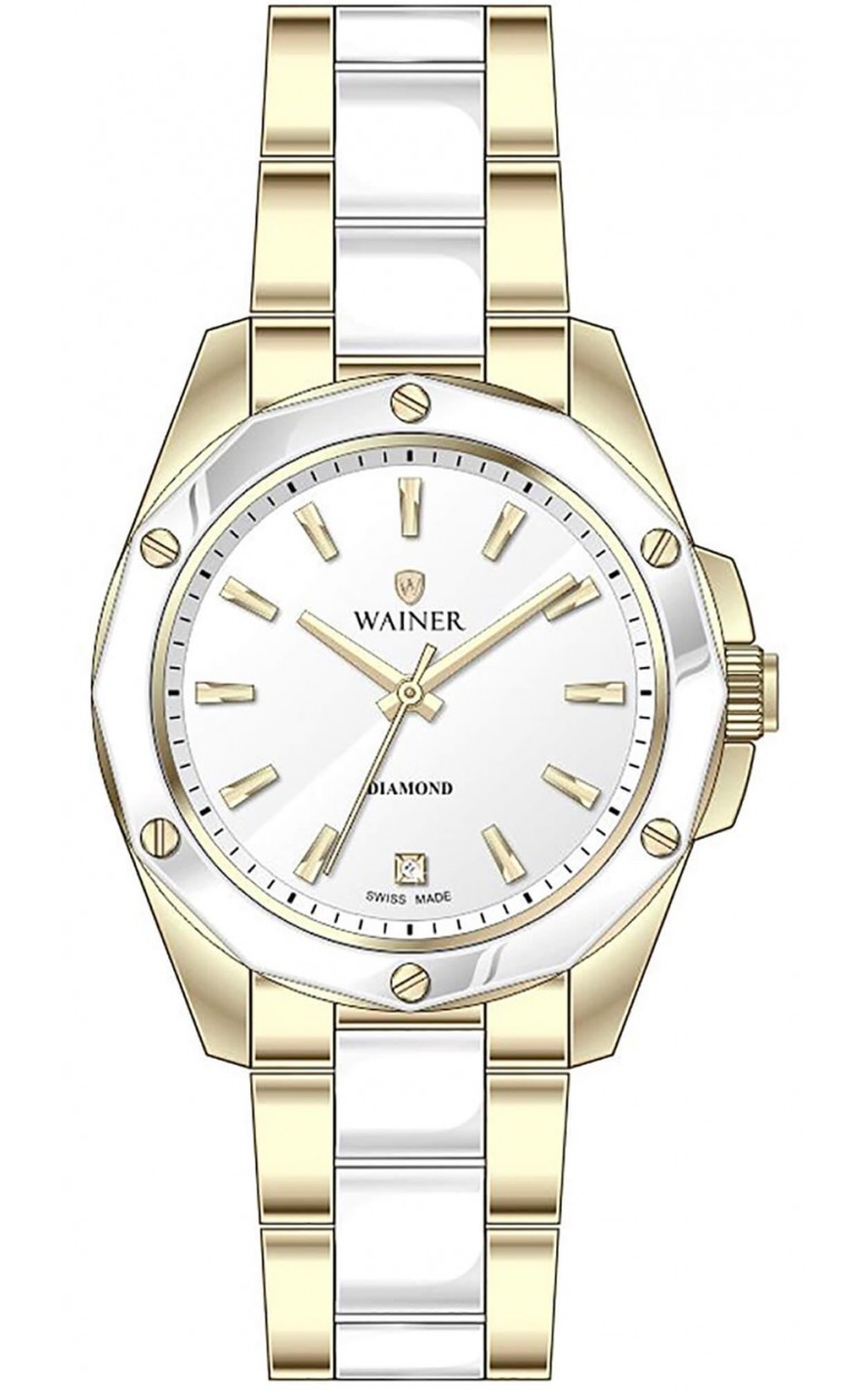 WA.18050-B  кварцевые наручные часы Wainer "Diamond"  WA.18050-B