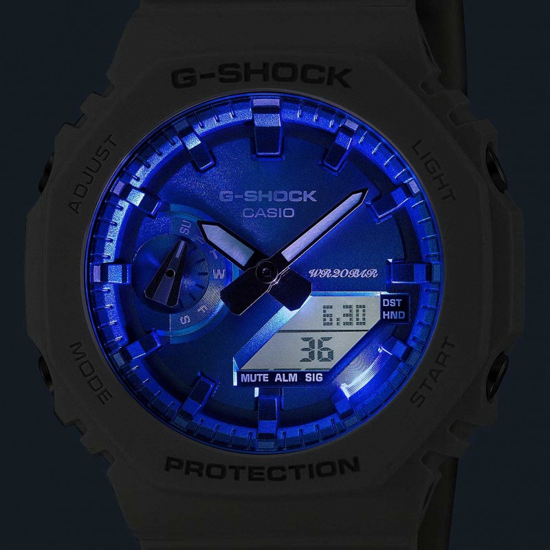 GA-2100WS-7A  кварцевые наручные часы Casio "G-Shock"  GA-2100WS-7A