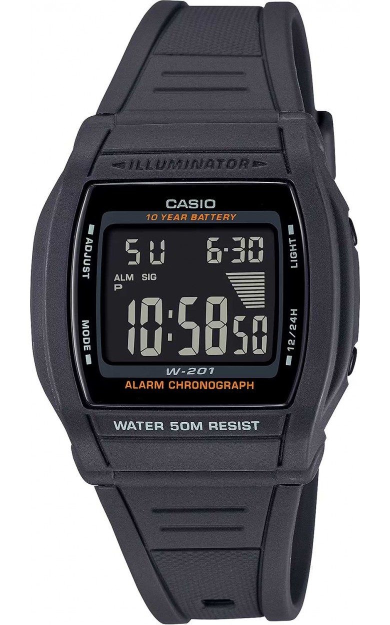 W-201-1B  наручные часы Casio  W-201-1B