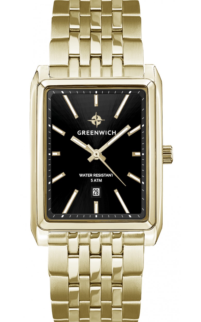 GW 571.20.11  кварцевые наручные часы Greenwich "GALEON"  GW 571.20.11