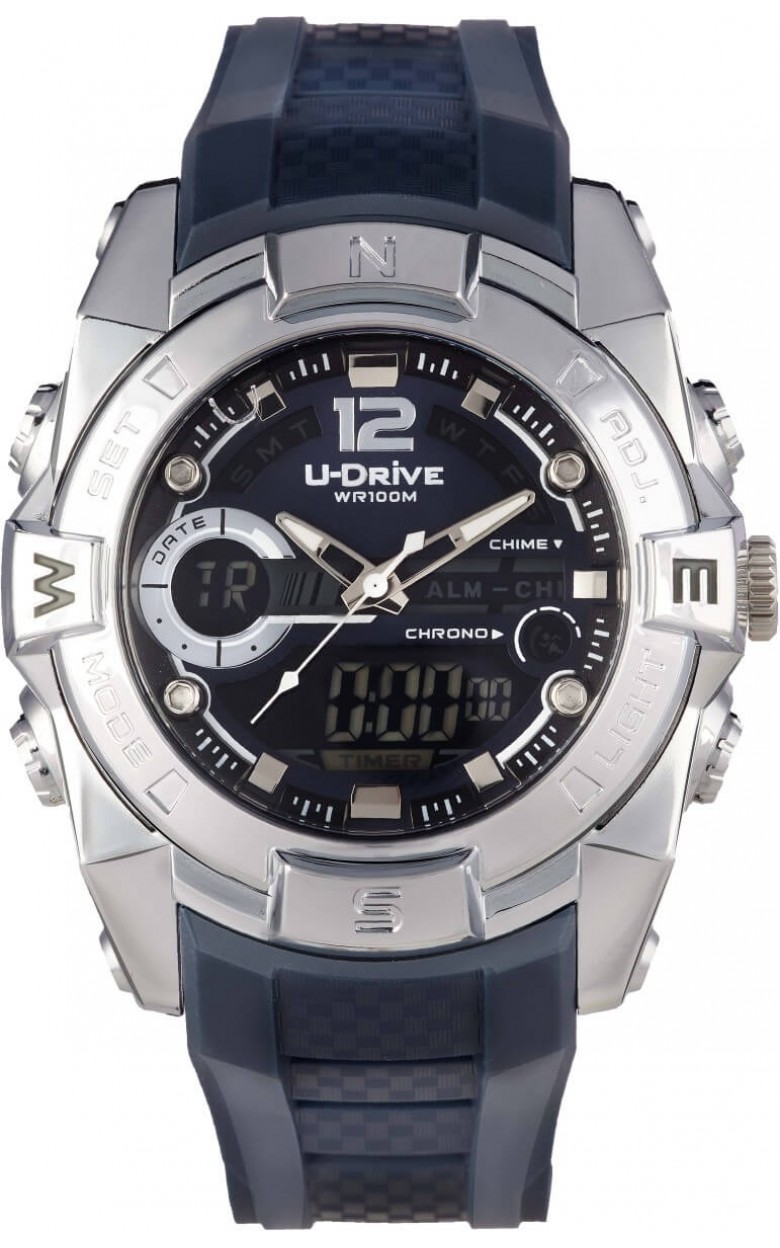 U 054.13.23  кварцевые наручные часы U-DRIVE "U 054"  U 054.13.23