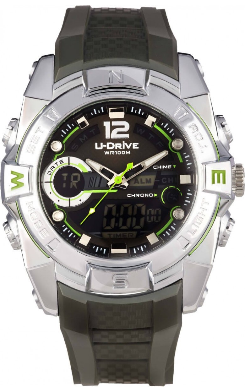 U 054.19.29  кварцевые наручные часы U-DRIVE "U 054"  U 054.19.29