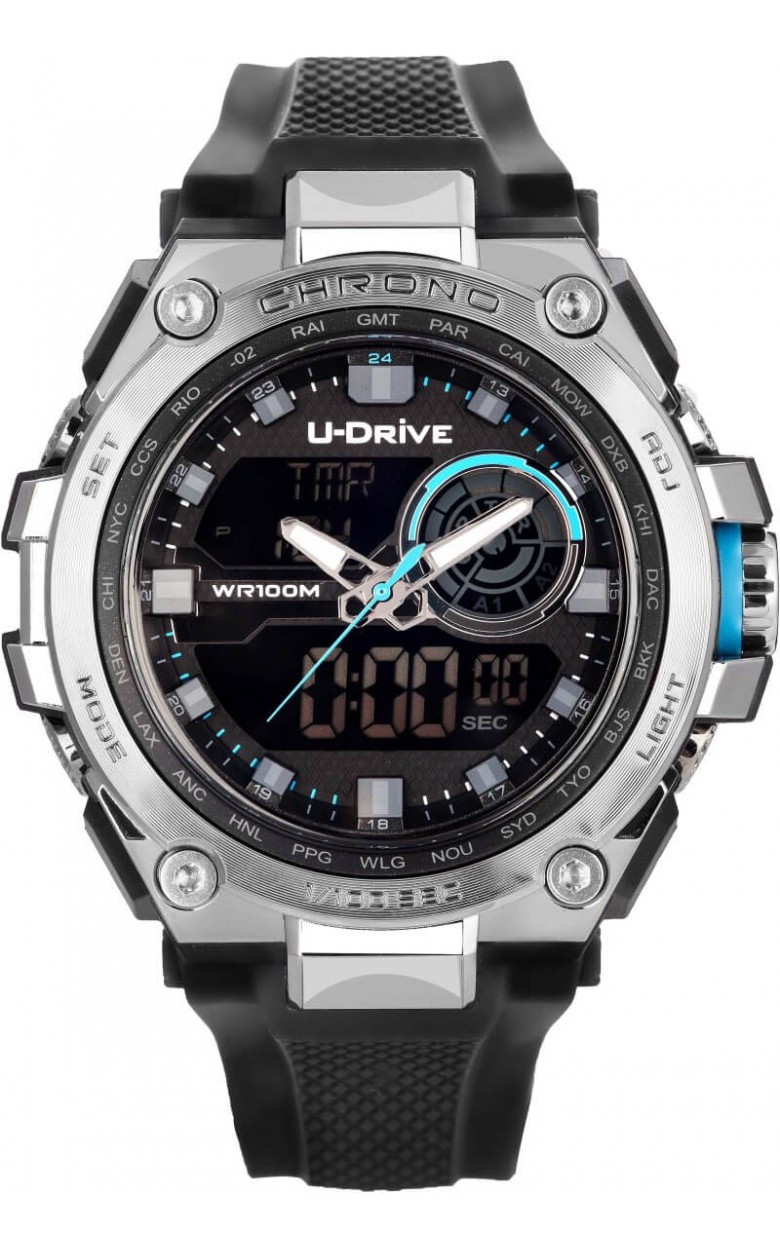 U 094.11.33  кварцевые наручные часы U-DRIVE "U 094"  U 094.11.33
