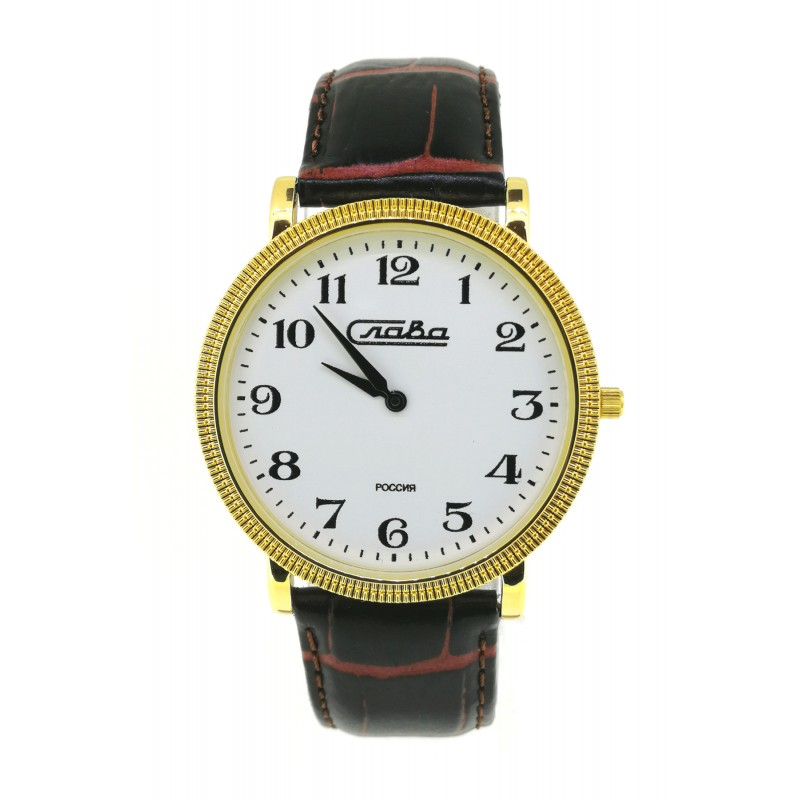 1019836/300-GL20  кварцевые наручные часы Слава "Патриот" логотип Рубль 1913 г  1019836/300-GL20