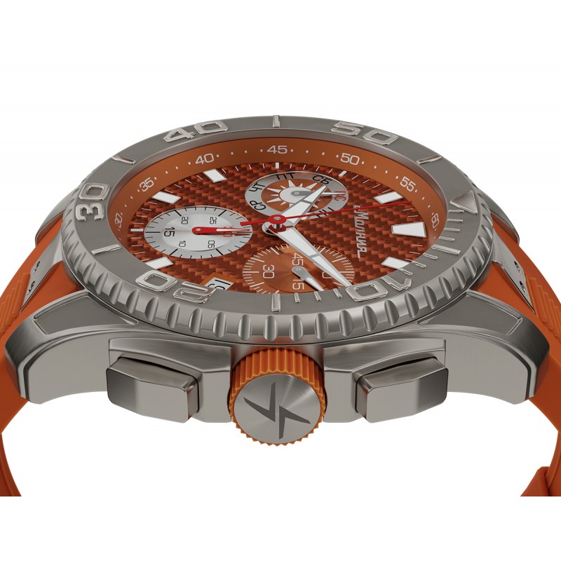 01001006-3.1 01001006-3.1 Wrist watch Molnija (Lightning) energy orange 3