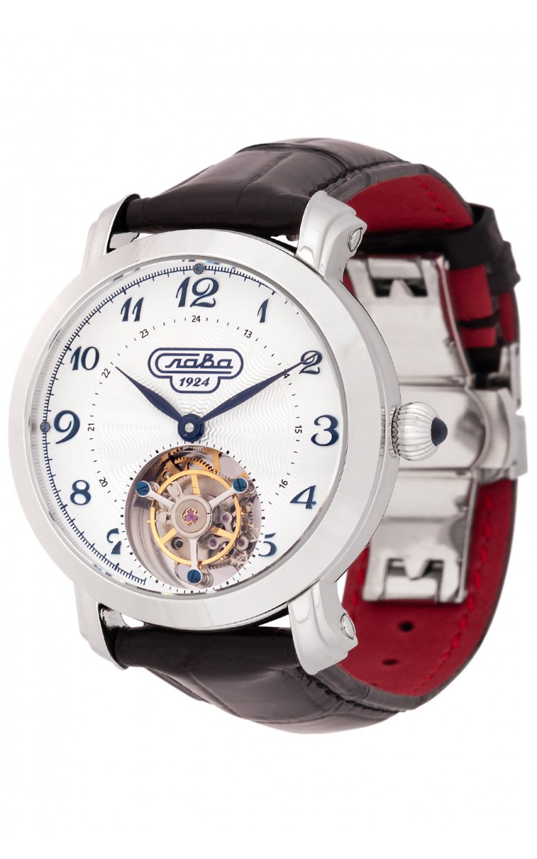 2460620/300-3400 2460620/300-3400 Wrist watch Slava Slava россии mechanical с tourbillonом 2460620/300-3400