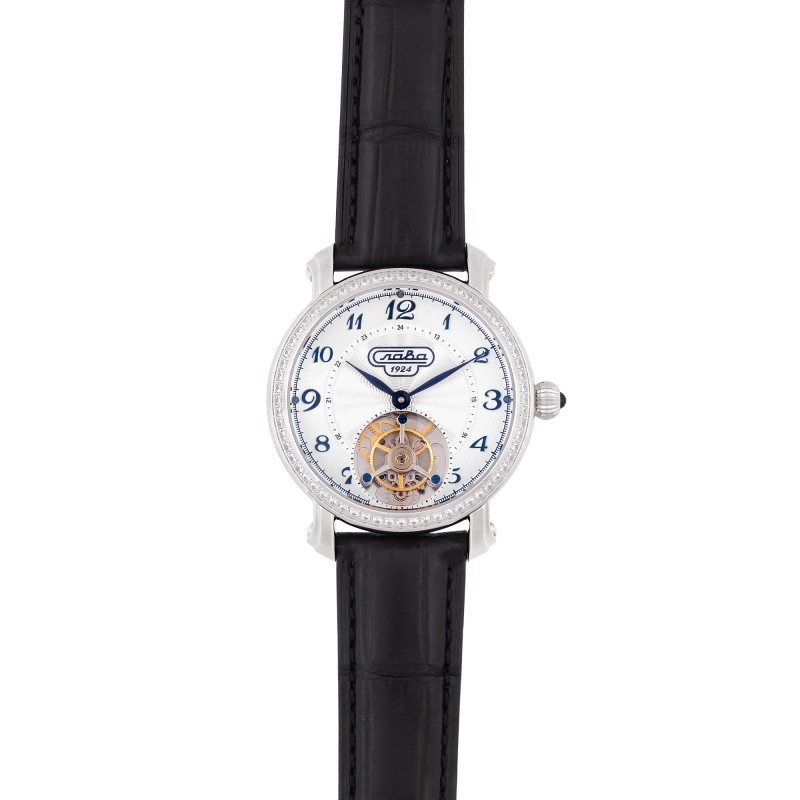 7460620/300-3400-68 7460620/300-3400-68 Wrist watch Slava Slava россии mechanical с tourbillonом 7460620/300-3400-68