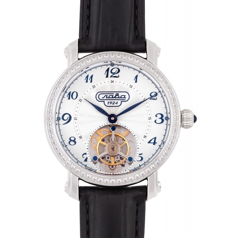 7460620/300-3400-68 7460620/300-3400-68 Wrist watch Slava Slava россии mechanical с tourbillonом 7460620/300-3400-68