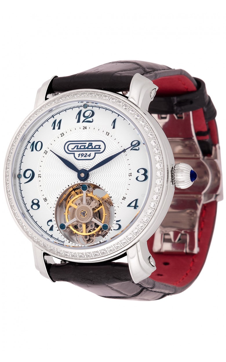 7460620/300-3400-68 7460620/300-3400-68 Wrist watch Slava Slava россии mechanical с tourbillonом 7460620/300-3400-68