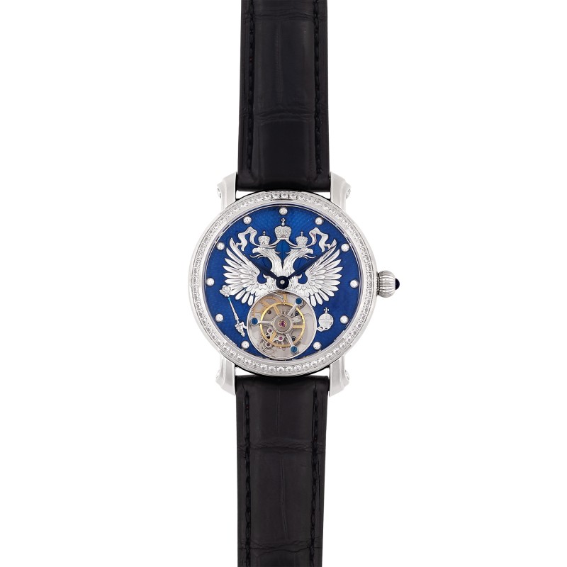 7460872/300-3400/68 7460872/300-3400/68 Wrist watch Slava Slava россии mechanical с tourbillonом 7460872/300-3400/68