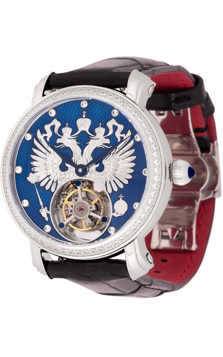 7460872/300-3400/68 7460872/300-3400/68 Wrist watch Slava Slava россии mechanical с tourbillonом 7460872/300-3400/68