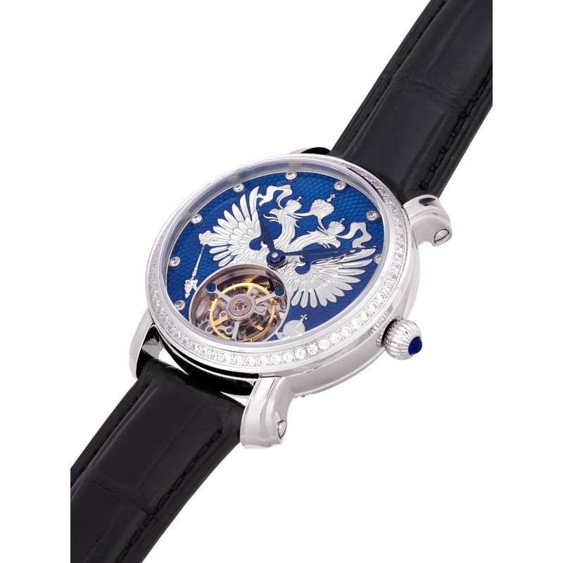 7460872/300-3400/68 7460872/300-3400/68 Wrist watch Slava Slava россии mechanical с tourbillonом 7460872/300-3400/68