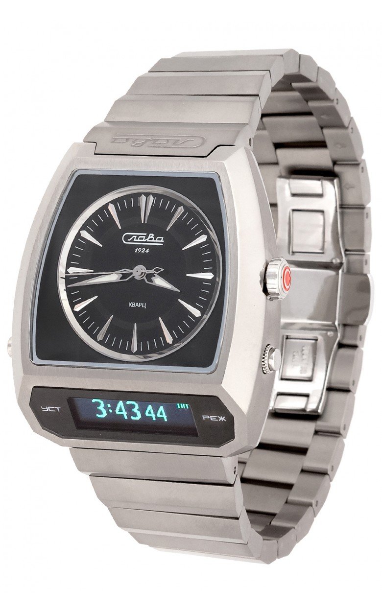 9002737/100-GL32 9002737/100-GL32 Wrist watch Slava погоня quartz электронно-mechanical 9002737/100-gl32