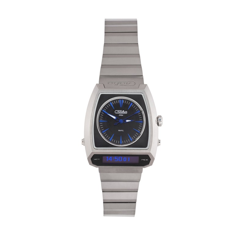 9007738/100-GL32 9007738/100-GL32 Wrist watch Slava погоня quartz электронно-mechanical 9007738/100-gl32