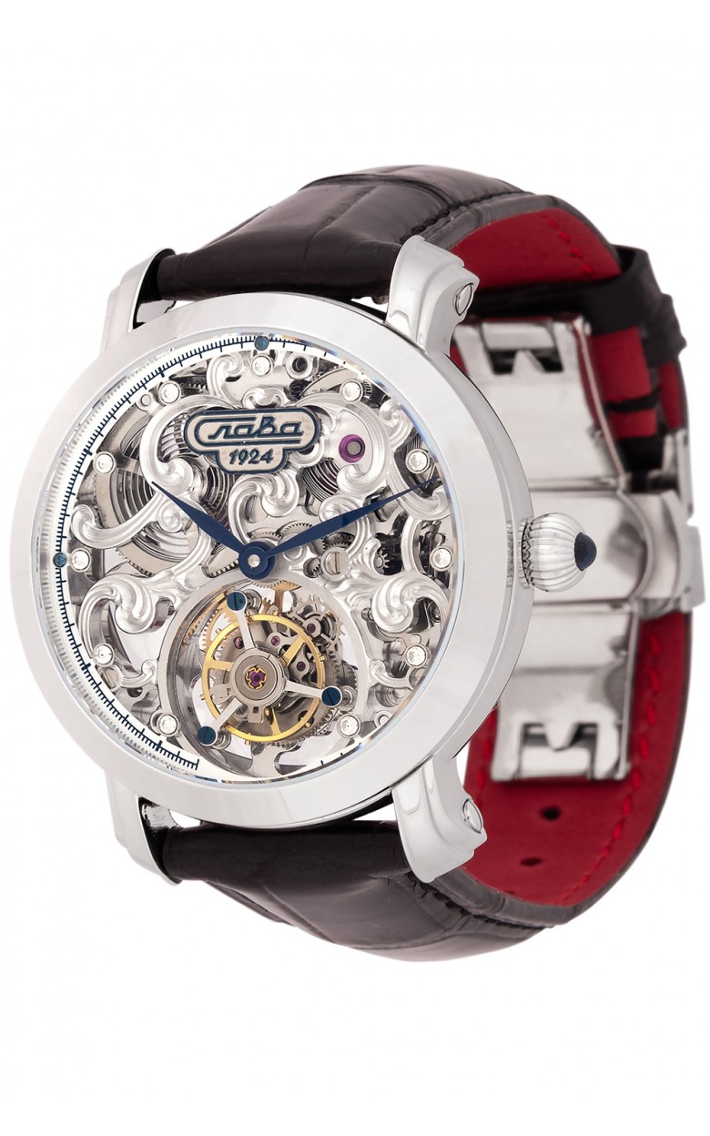 2460619/300-3451С 2460619/300-3451С Wrist watch Slava Slava россии mechanical Skeleton 2460619/300-3451с