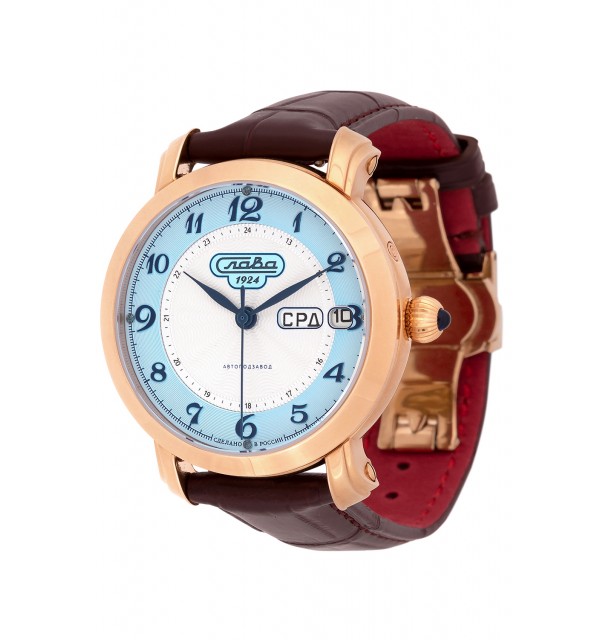 2443616/300-2427 Wrist watch Slava Slava россии mechanical с Automaticом 2443616/300-2427