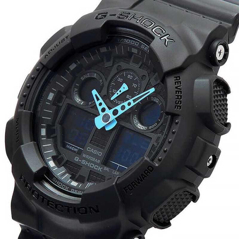 GA-100C-8A  кварцевые наручные часы Casio "G-Shock"  GA-100C-8A