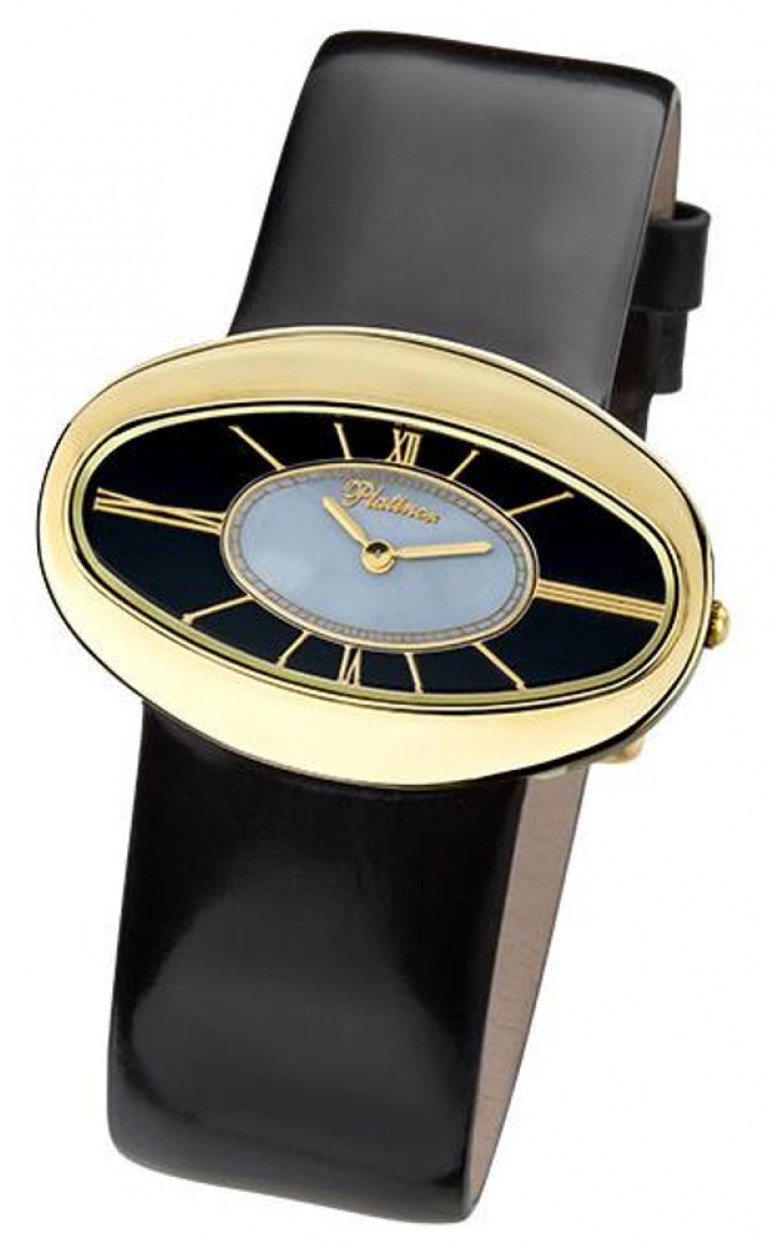 92660.517 russian gold кварцевый wrist watches Platinor "саманта" for women  92660.517
