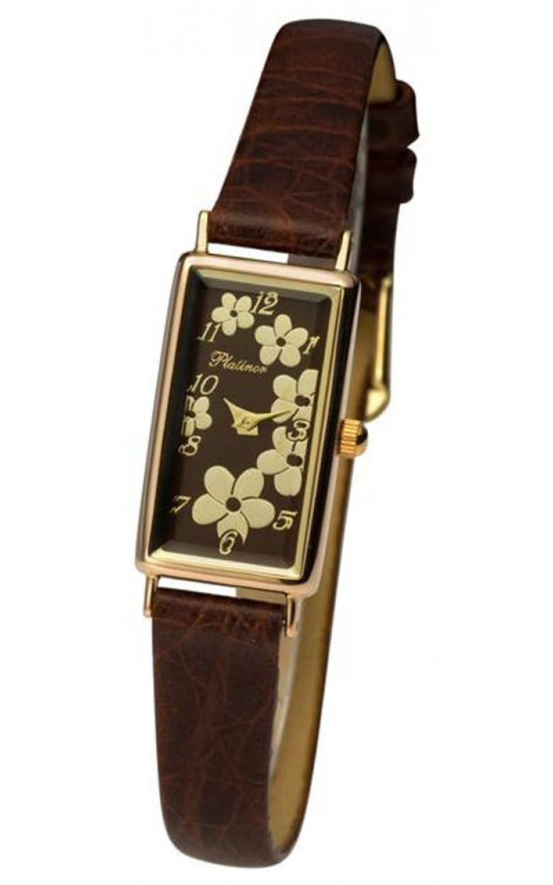 42530.745 russian gold Lady's watch кварцевый wrist watches Platinor "констанция"  42530.745