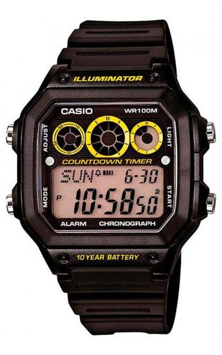 AE-1300WH-1A  кварцевые наручные часы Casio "Collection"  AE-1300WH-1A
