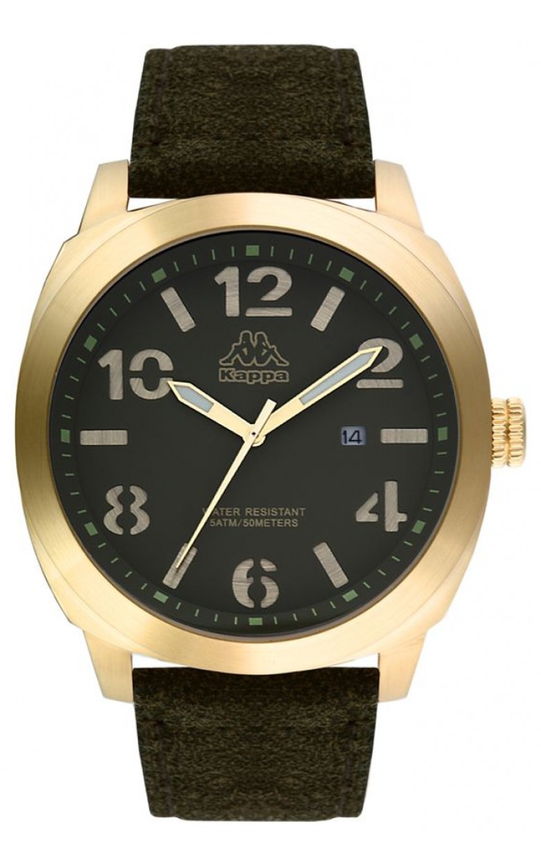 KP-1416M-B  кварцевые наручные часы Kappa логотип метки  KP-1416M-B