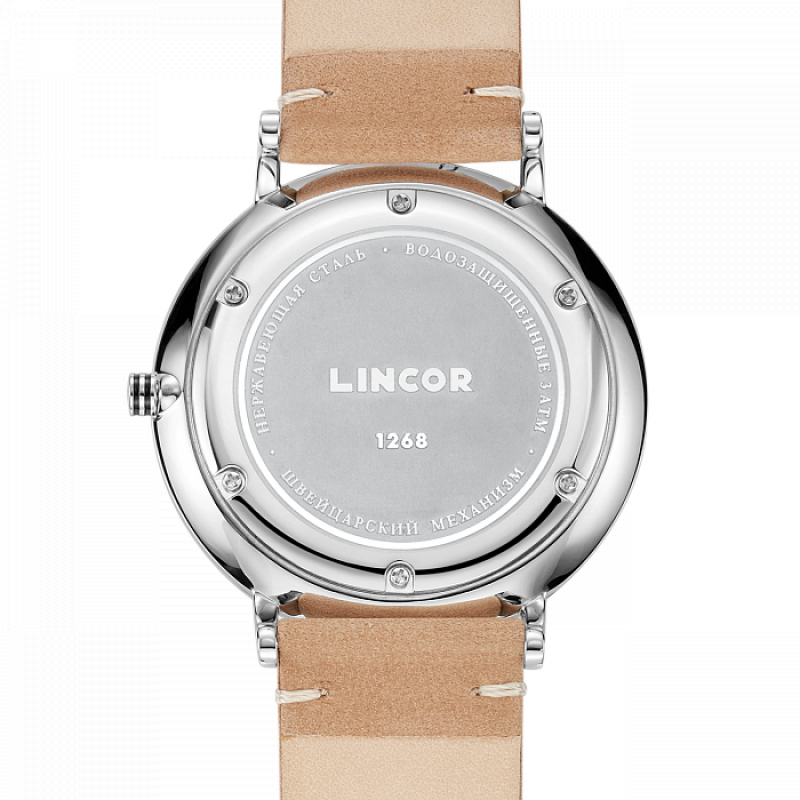 1268S0L2  кварцевые наручные часы Lincor  1268S0L2