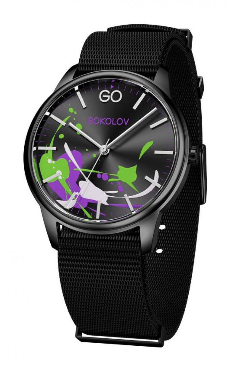 326.72.00.000.09.04.2  кварцевые часы Sokolov "I want"  326.72.00.000.09.04.2