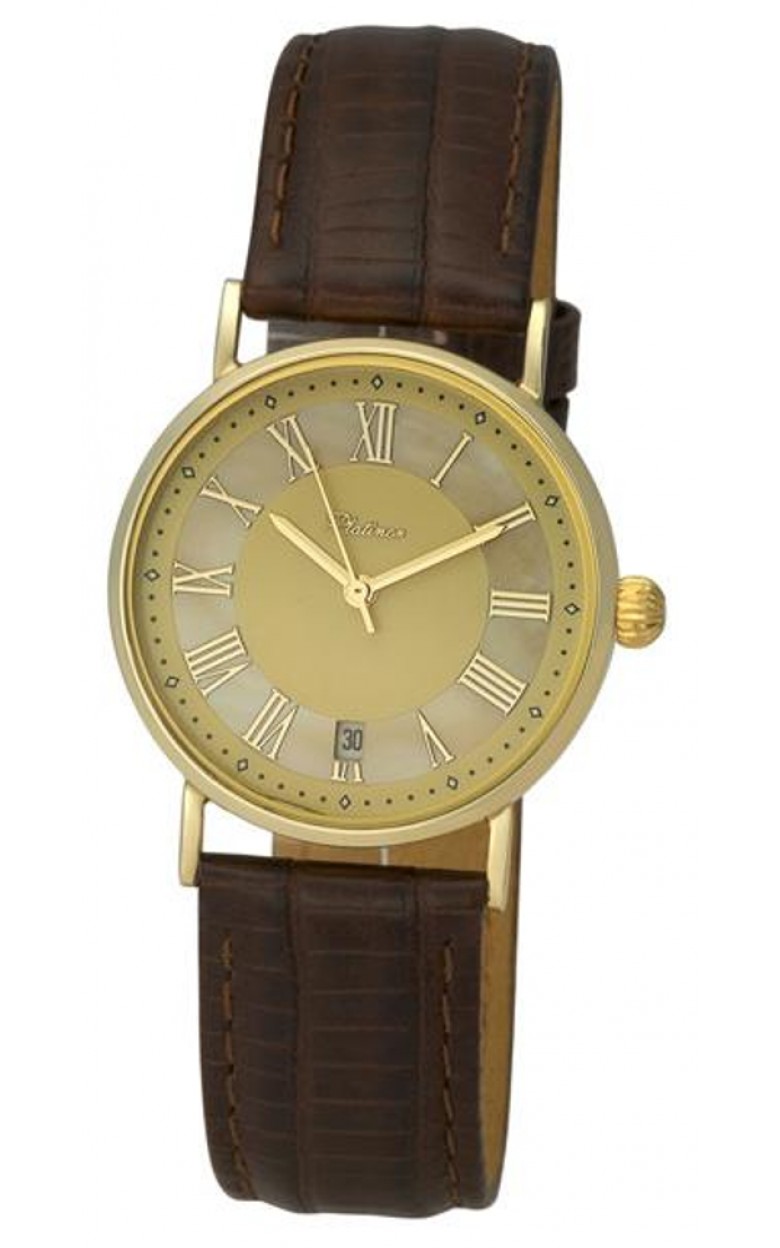 545630.417 russian gold Men's watch кварцевый wrist watches Platinor "горизонт"  545630.417