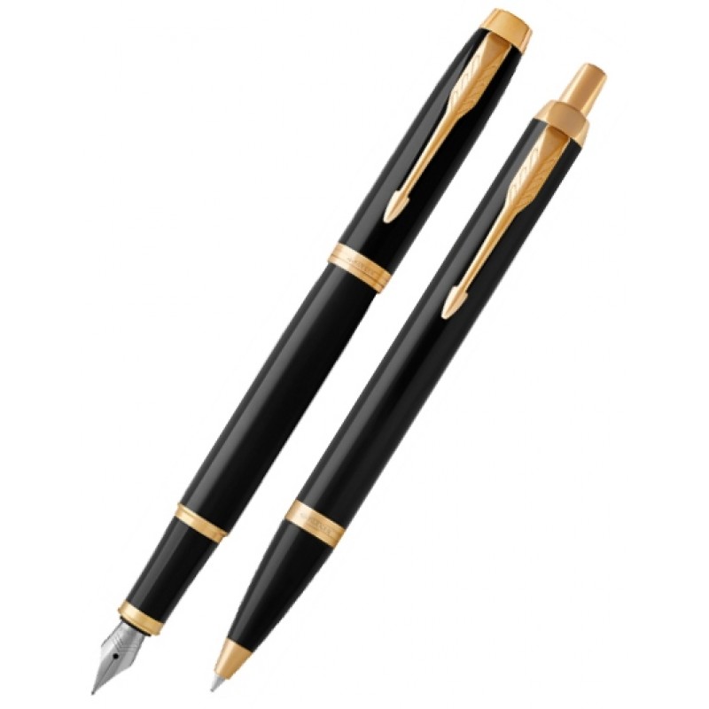 1931666+1931645 1931666+1931645 набор: перьевая и шариковая pen parker im core black gt