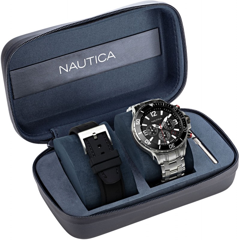 NAPNSS124  кварцевые наручные часы Nautica "NST BOX SET"  NAPNSS124
