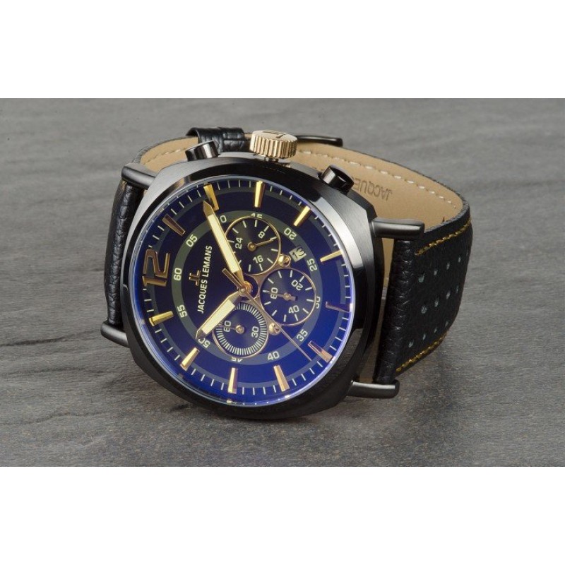 1-1645O  кварцевые наручные часы Jacques Lemans "Sport"  1-1645O