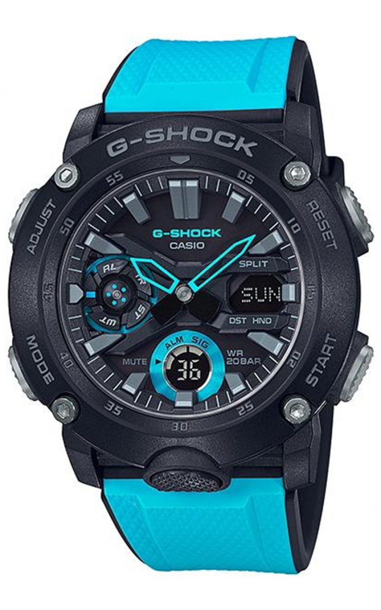 GA-2000-1A2  кварцевые наручные часы Casio "G-Shock"  GA-2000-1A2
