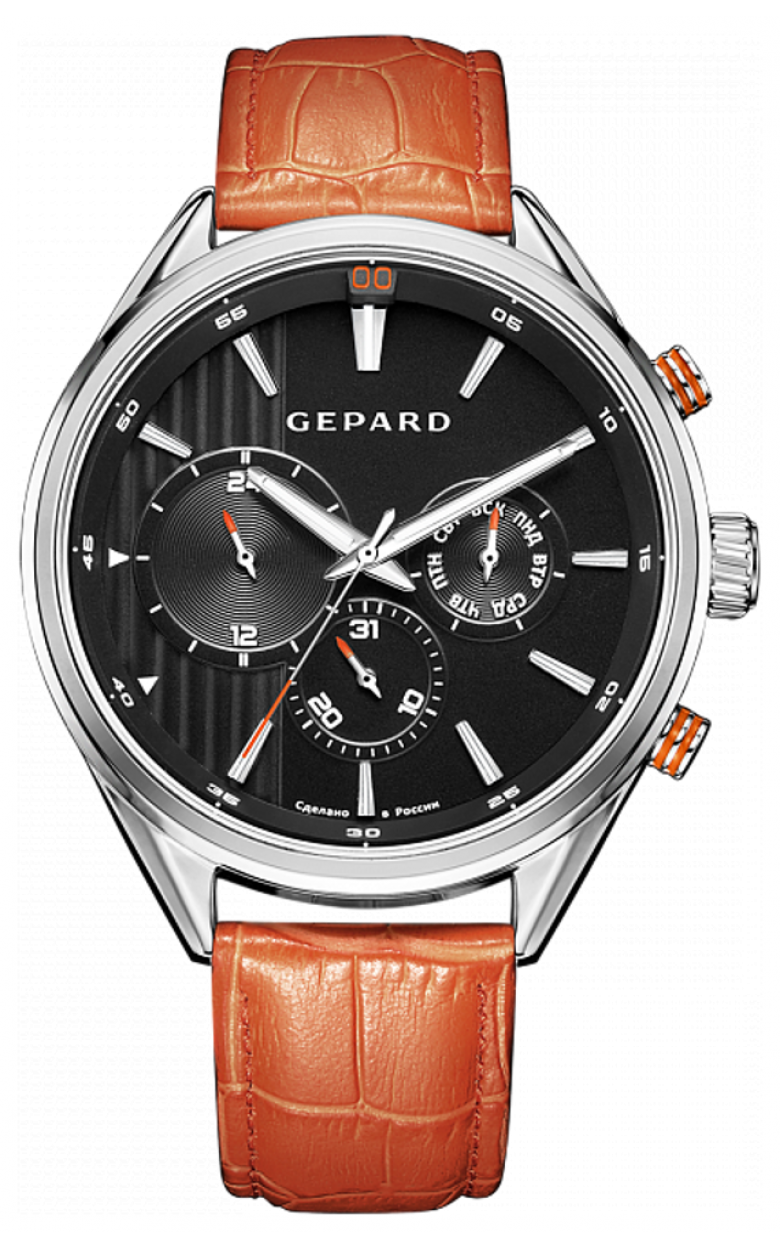 1260B1L1 russian кварцевый wrist watches Gepard for men  1260B1L1