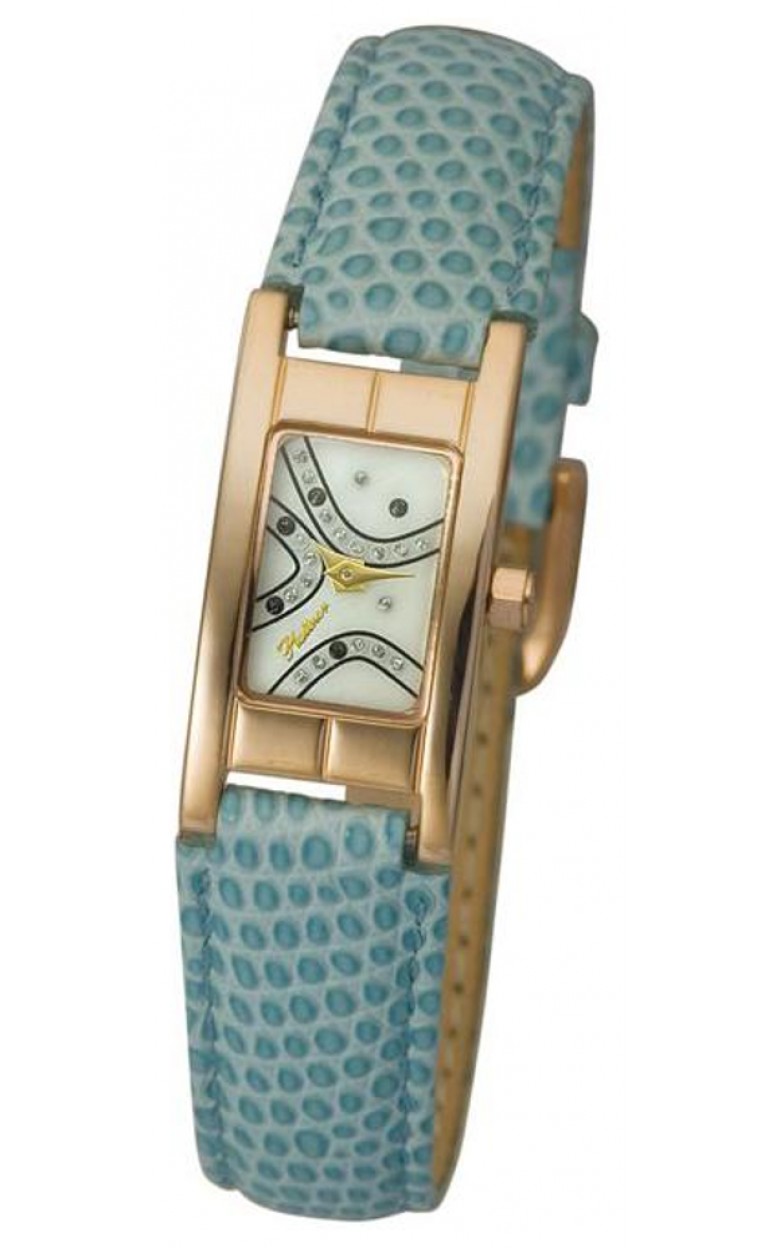 90550.326 russian gold кварцевый wrist watches Platinor "мадлен" for women  90550.326