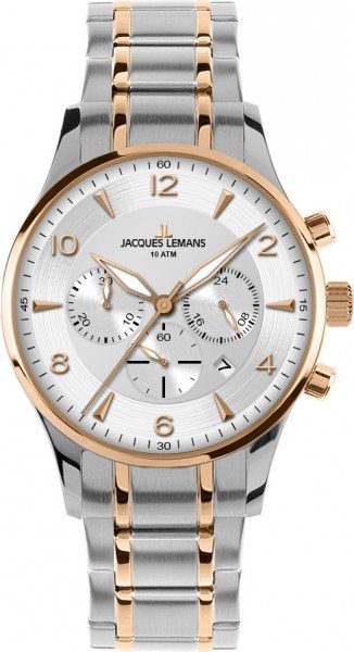 1-1654P  кварцевые наручные часы Jacques Lemans "Classic"  1-1654P
