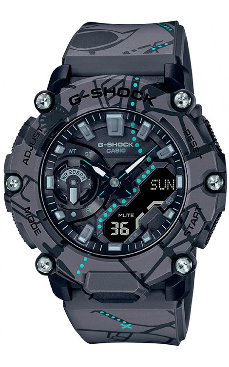 GA-2200SBY-8A  кварцевые наручные часы Casio "G-Shock"  GA-2200SBY-8A