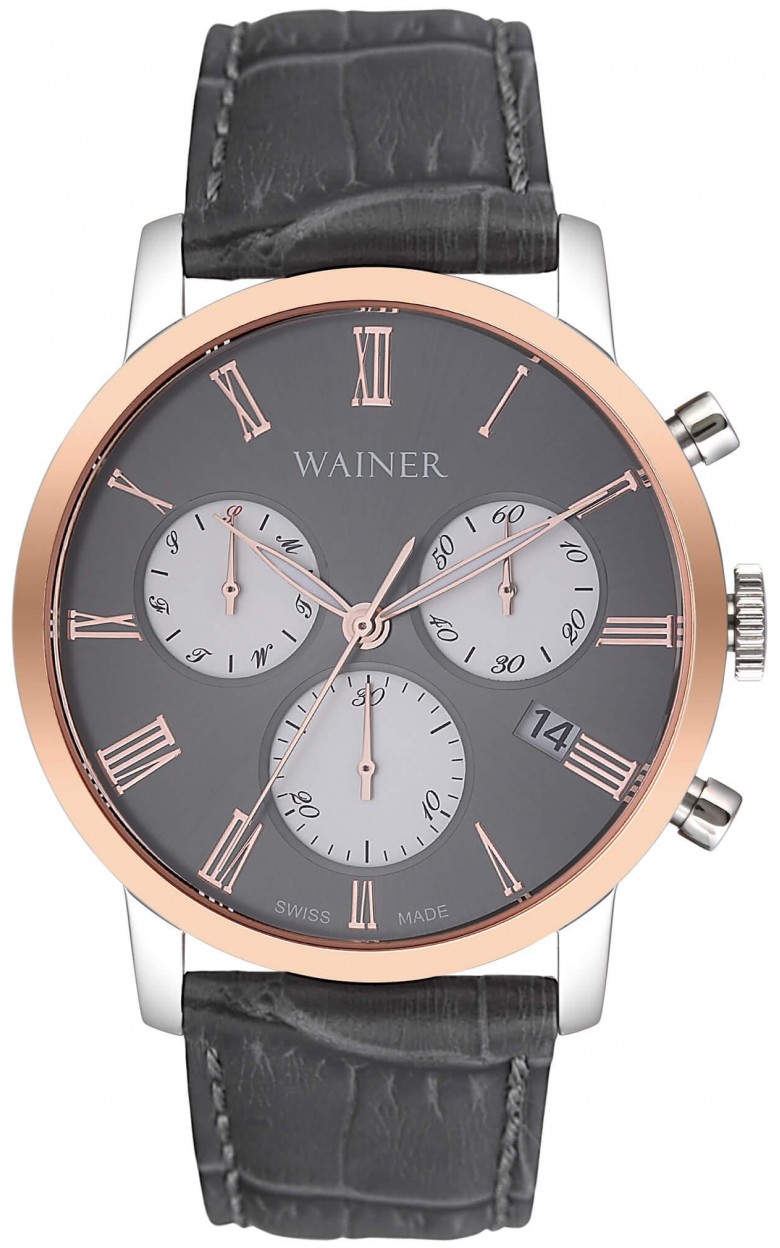 WA.17060-E  кварцевые наручные часы Wainer "Wall street"  WA.17060-E