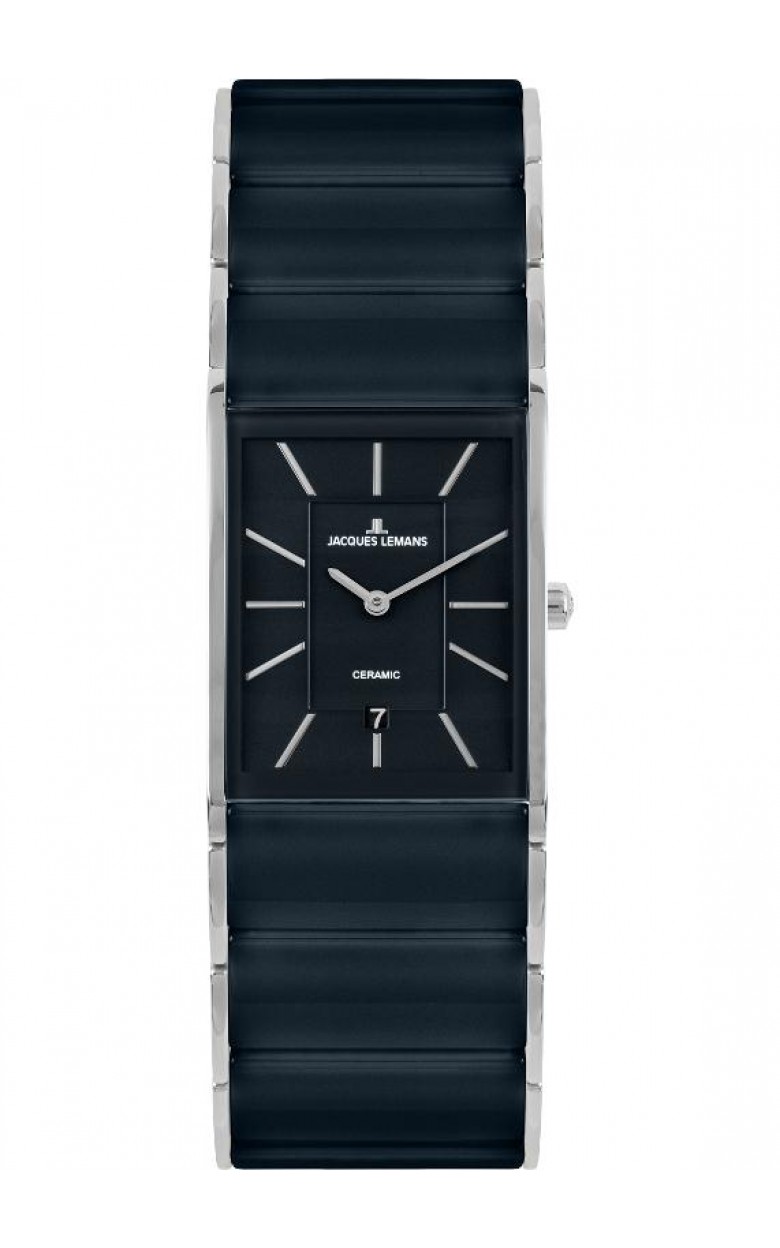 1-1939F  кварцевые часы Jacques Lemans "High Tech Ceramic"  1-1939F