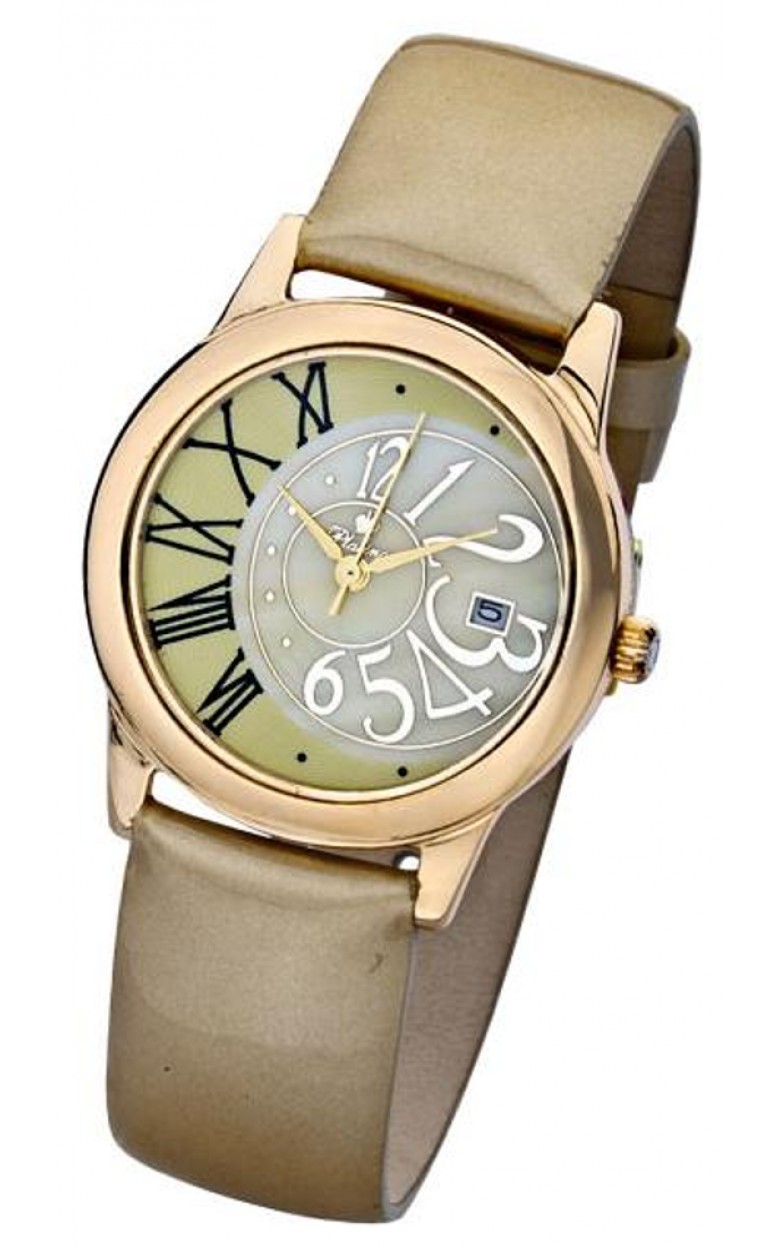 40250.433 russian gold Lady's watch кварцевый wrist watches Platinor "рио"  40250.433