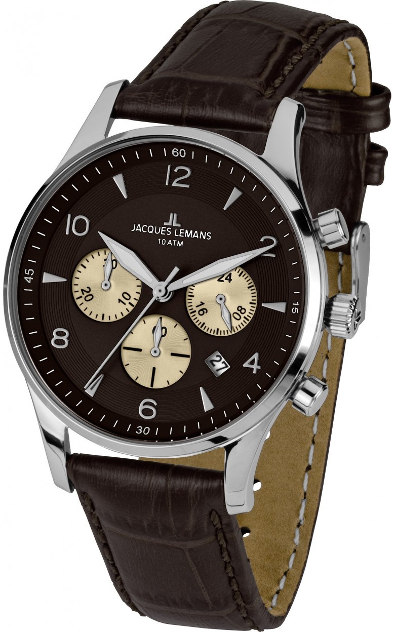 1-1654D  кварцевые наручные часы Jacques Lemans "Classic"  1-1654D