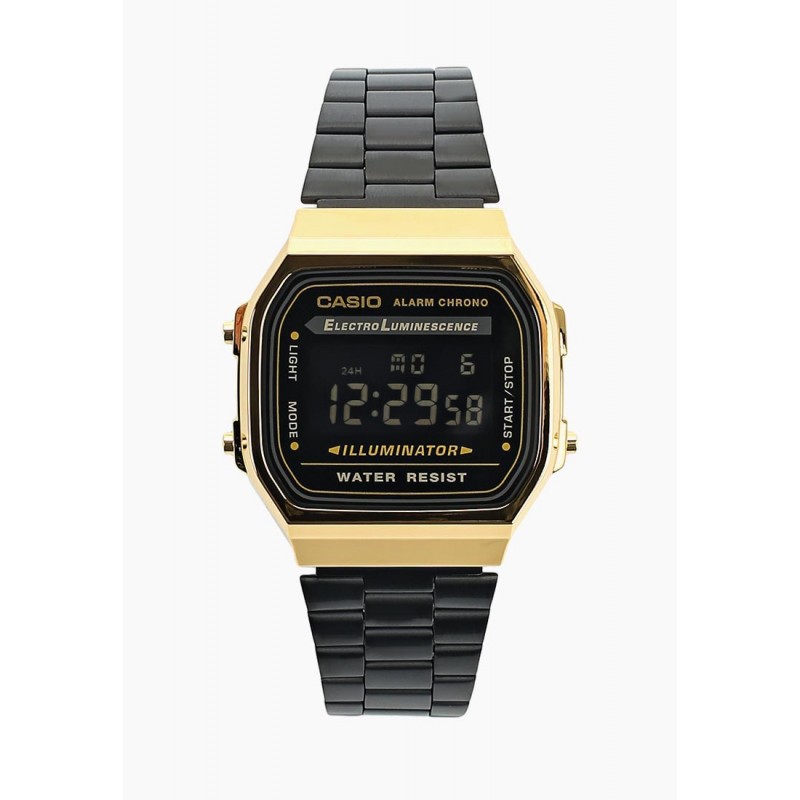 A-168WEGB-1B japanese Men's watch кварцевый wrist watches Casio "Vintage"  A-168WEGB-1B