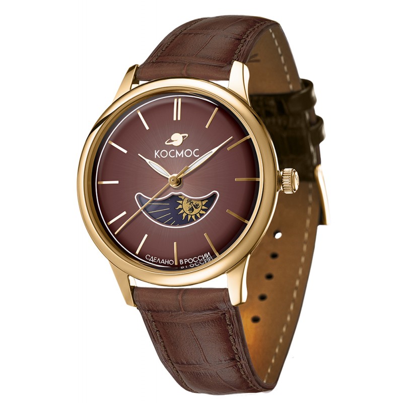 K 617.22.35 russian Lady's watch кварцевый wrist watches космос "солнце и луна"  K 617.22.35