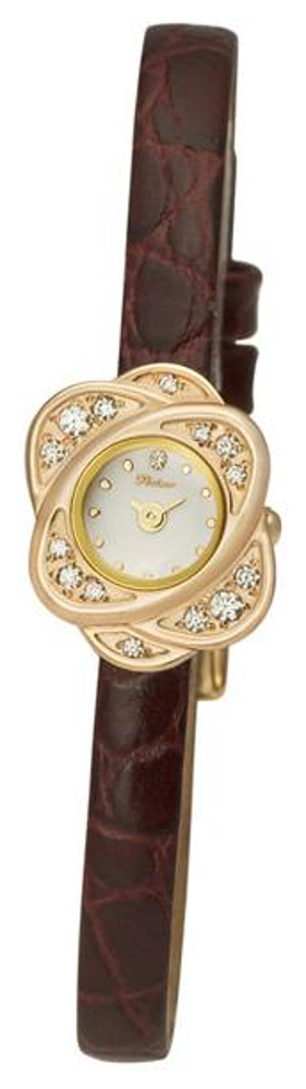 44756.301 russian gold Lady's watch кварцевый wrist watches Platinor "регина"  44756.301