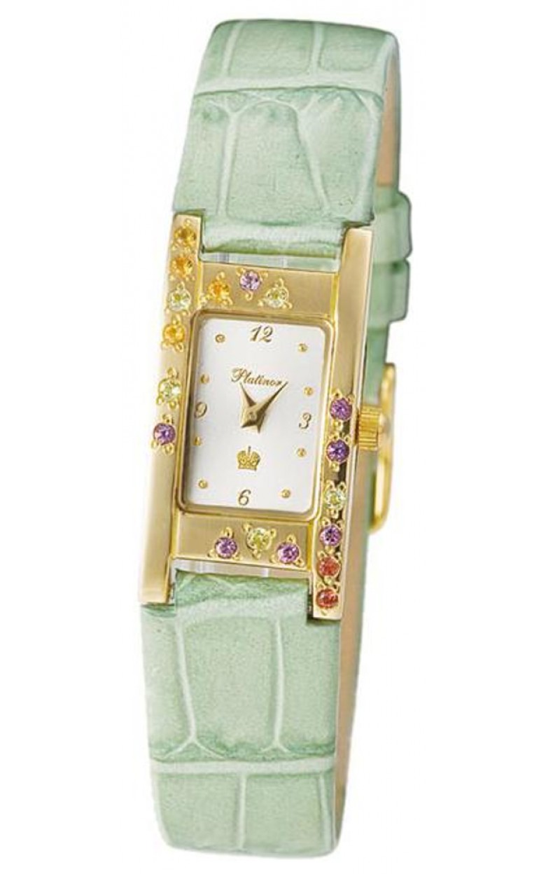 90567.206 russian gold Lady's watch кварцевый wrist watches Platinor "мадлен"  90567.206