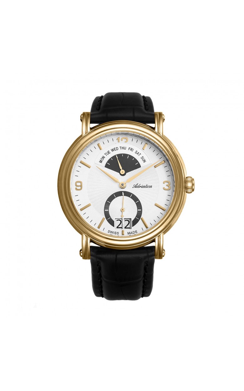 A1194.1253QF swiss Men's watch кварцевый wrist watches Adriatica  A1194.1253QF